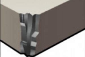 Uneven wear causes damage to sharp corners