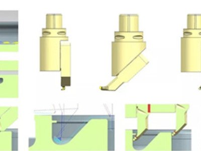 bidirectional vertical V-groove