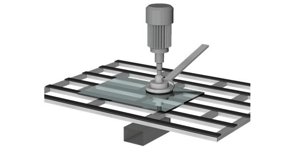 drilling process for glass