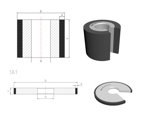 1A1 diamond grinding wheel