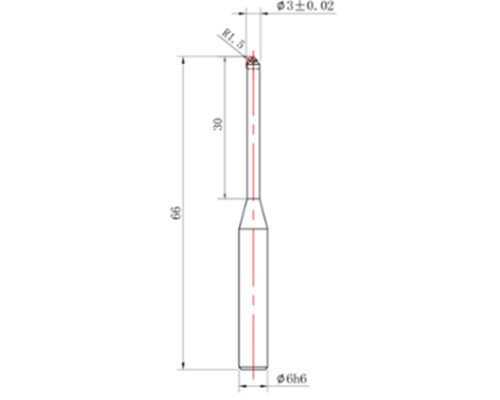 mono crystal diamond tools drawing