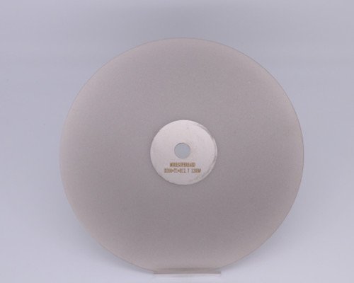 Electroplated diamond polishing disc