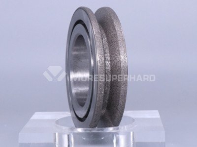Electroplated diamond roller