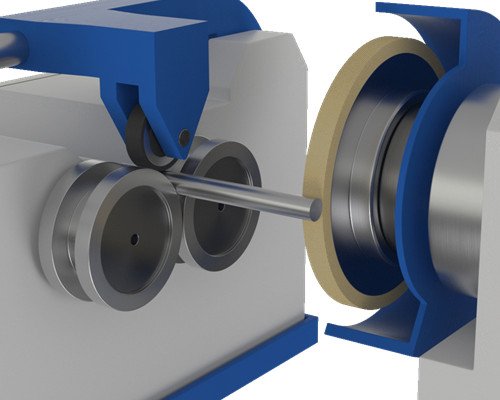 peel grinding with vitrified diamond grinding wheel