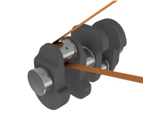 Crankshaft polishing